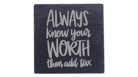 Know Your Worth Add Tax